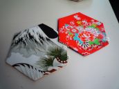 大・昭和初期の７歳の男子の祝着と女の子の子供用布団